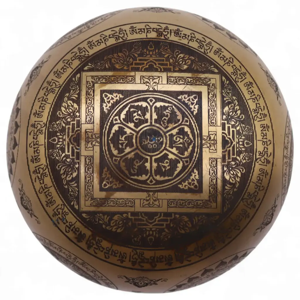Pure Brass Etched Yogi – Set of 4 – Approx 3.85kg | www.artisangoods.co.uk 6