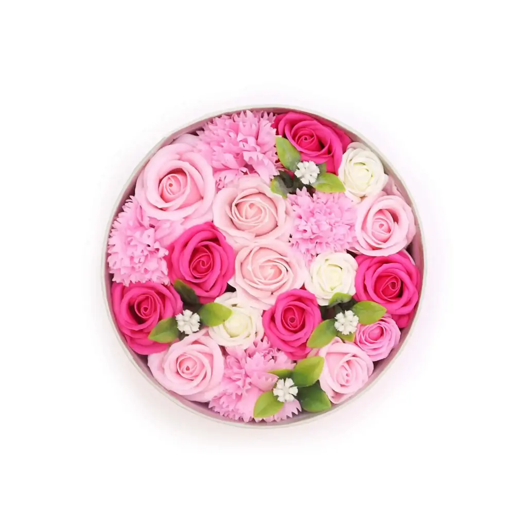 Round Box – Baby Blessings – Pinks | www.artisangoods.co.uk