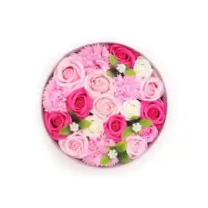 Round Box – Baby Blessings – Pinks | www.artisangoods.co.uk 1