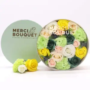 Round Box – Spring Celibrations – Yellow & Greens | www.artisangoods.co.uk 2