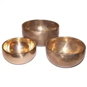 Set of 3 Handmade Brass Singing Bowls | www.artisangoods.co.uk 2
