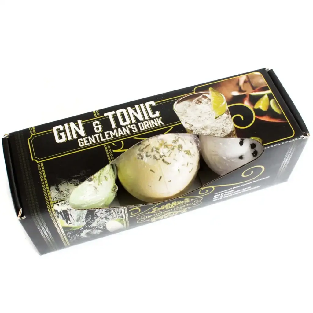 Set of Three Gin & Tonic Bath Bombs | www.artisangoods.co.uk