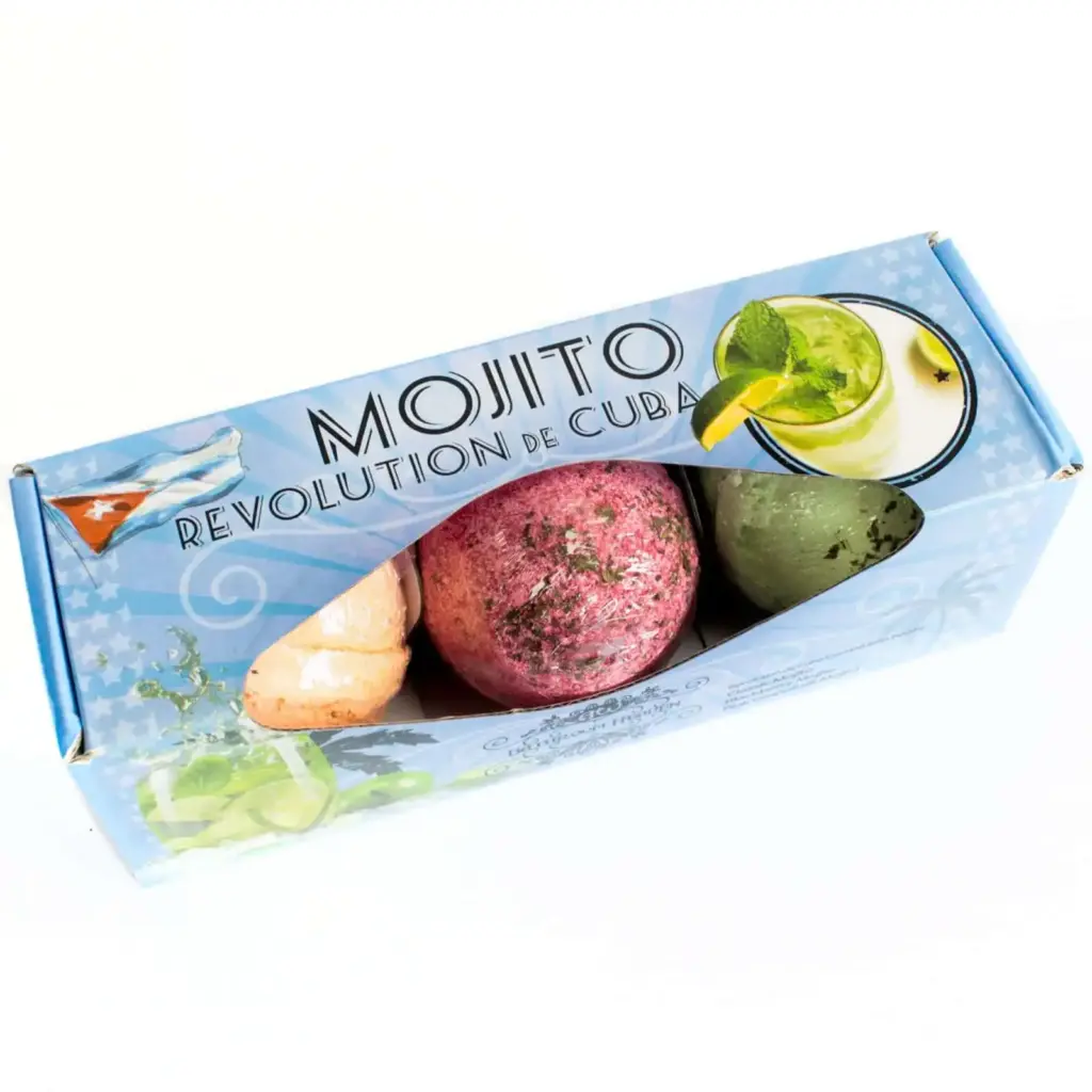 Set of Three Mojito Bath Bombs | www.artisangoods.co.uk