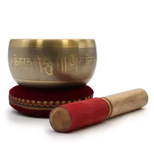 Singing Bowl Velvet Cushion – 11cm | www.artisangoods.co.uk 6