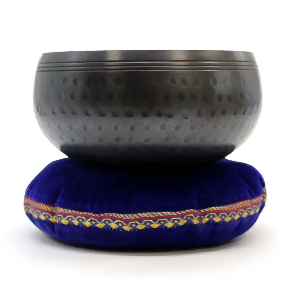 Singing Bowl Velvet Cushion – 16cm | www.artisangoods.co.uk 10