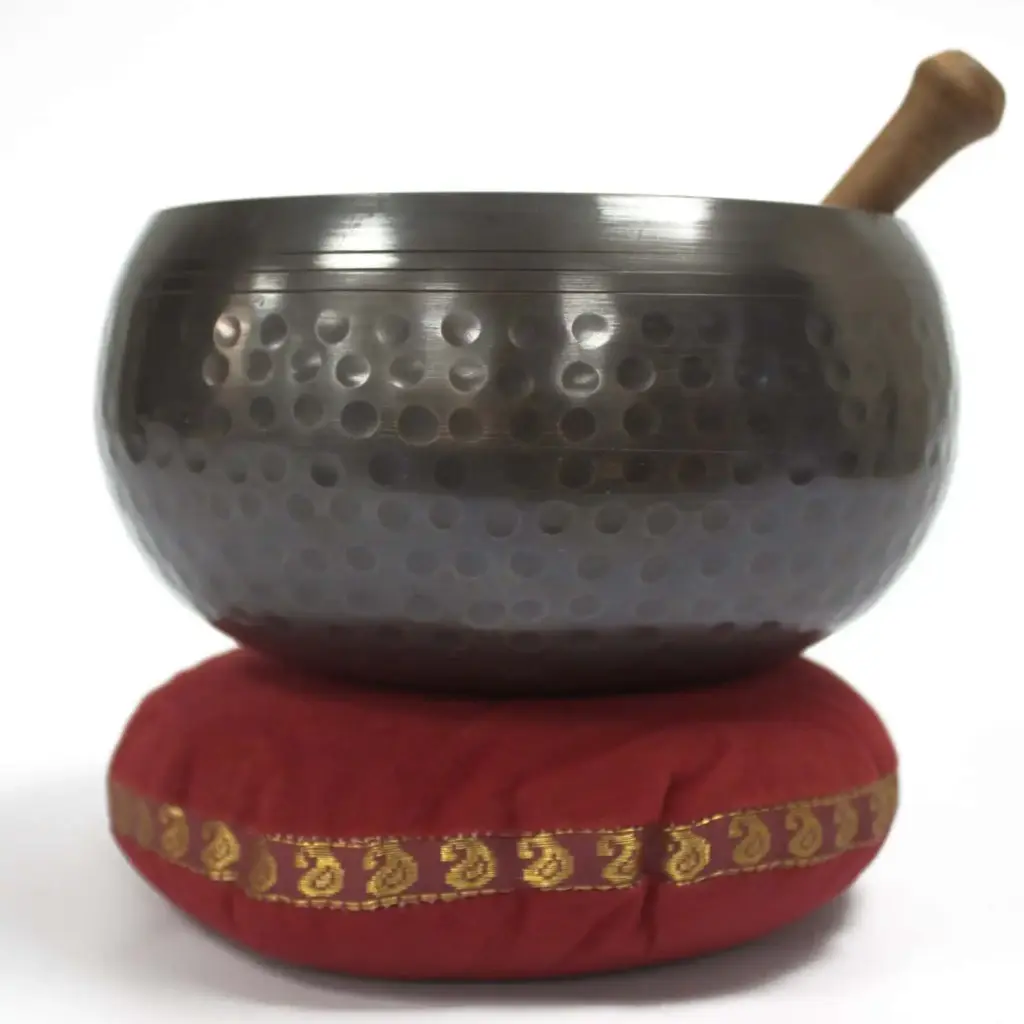 Singing Bowl Velvet Cushion – 16cm | www.artisangoods.co.uk 9