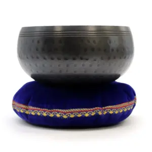 Singing Bowl Velvet Cushion – 16cm | www.artisangoods.co.uk 10