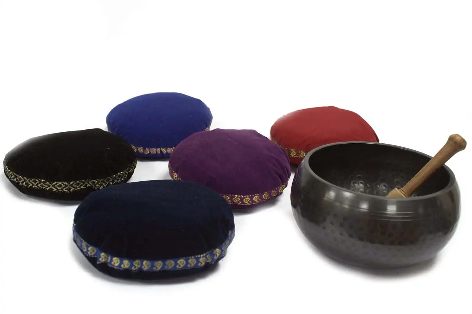 Singing Bowl Velvet Cushion – 16cm | www.artisangoods.co.uk 2 Singing Bowl Velvet Cushion – 16cm | www.artisangoods.co.uk 1