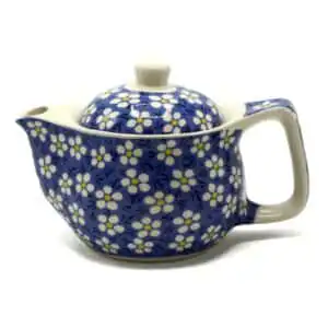 Small Herbal Teapot – Blue Daisey | www.artisangoods.co.uk 1