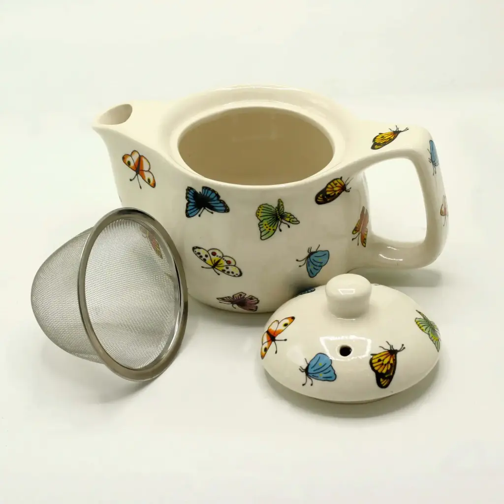 Small Herbal Teapot – Butterflies | www.artisangoods.co.uk 2 Small Herbal Teapot – Butterflies | www.artisangoods.co.uk 2