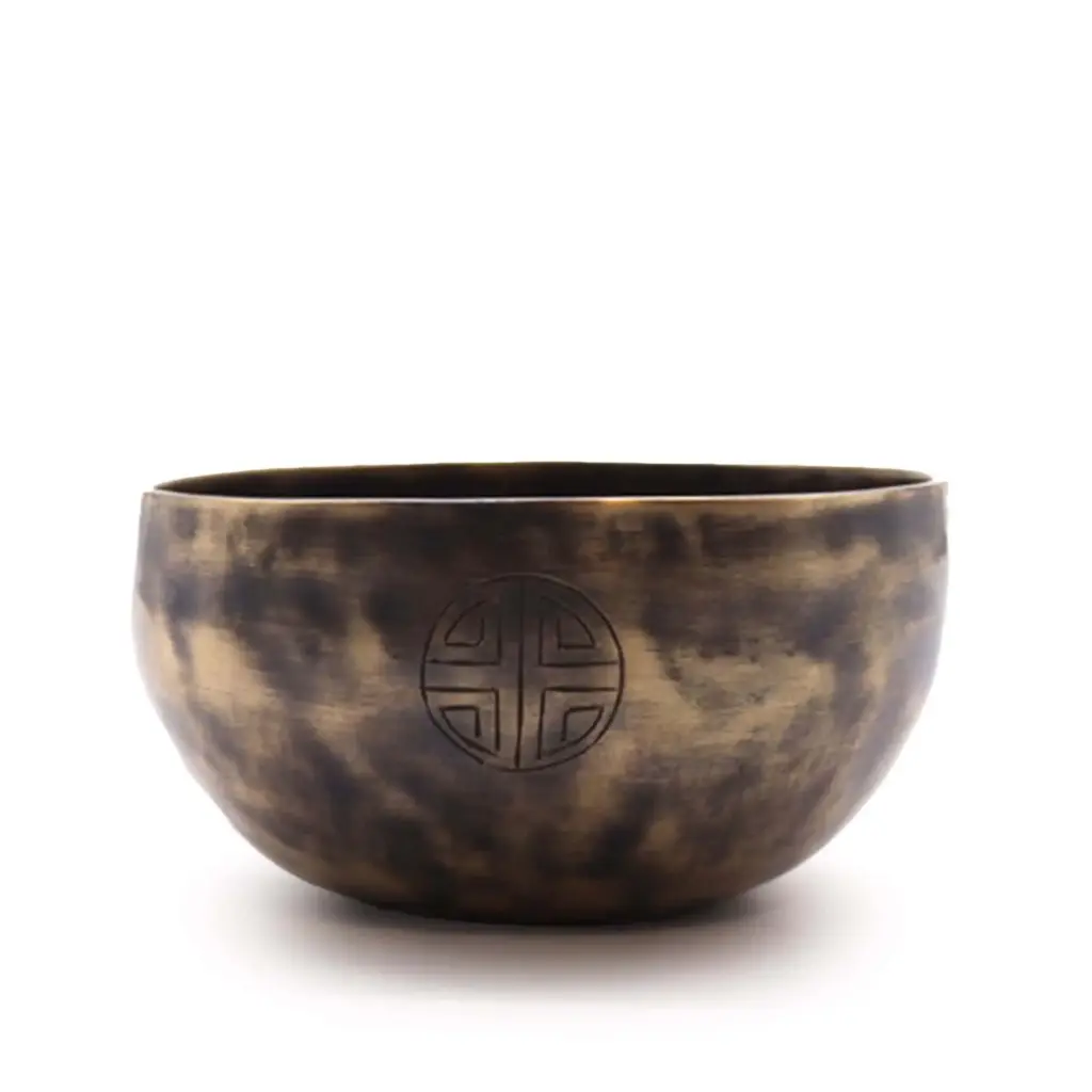 Small Indian Moon Phase Singing Bowl – (approx 550g) – 13cm | www.artisangoods.co.uk