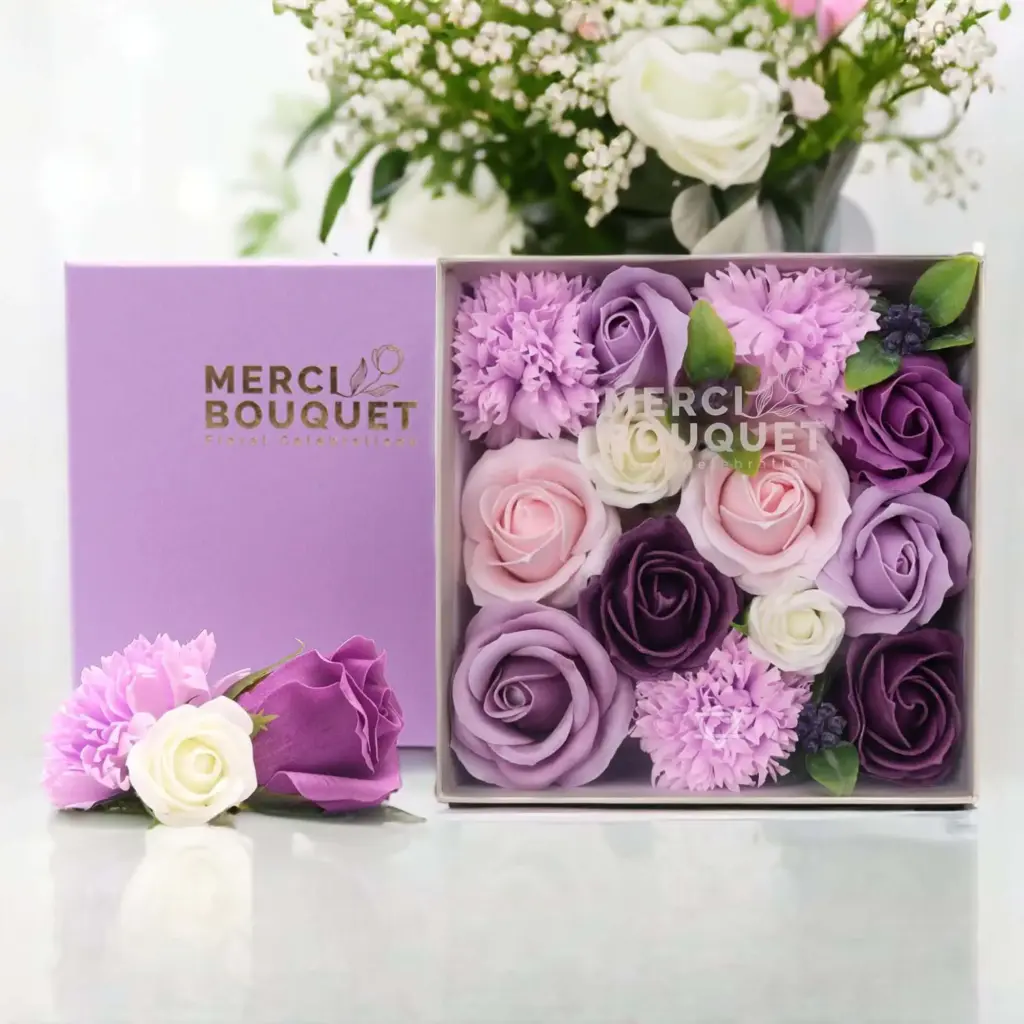 Square Box – Lavender Rose & Carnation | www.artisangoods.co.uk 5 Square Box – Lavender Rose & Carnation | www.artisangoods.co.uk 5