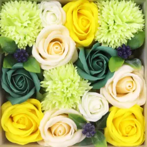 Square Box – Spring Celibrations – Yellow & Greens | www.artisangoods.co.uk 4