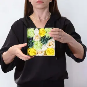 Square Box – Spring Celibrations – Yellow & Greens | www.artisangoods.co.uk 5