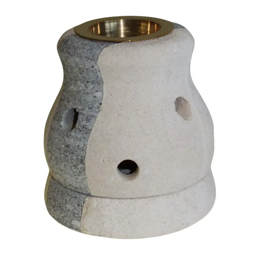 Stone Oil Burner – Combo Shaped | www.artisangoods.co.uk
