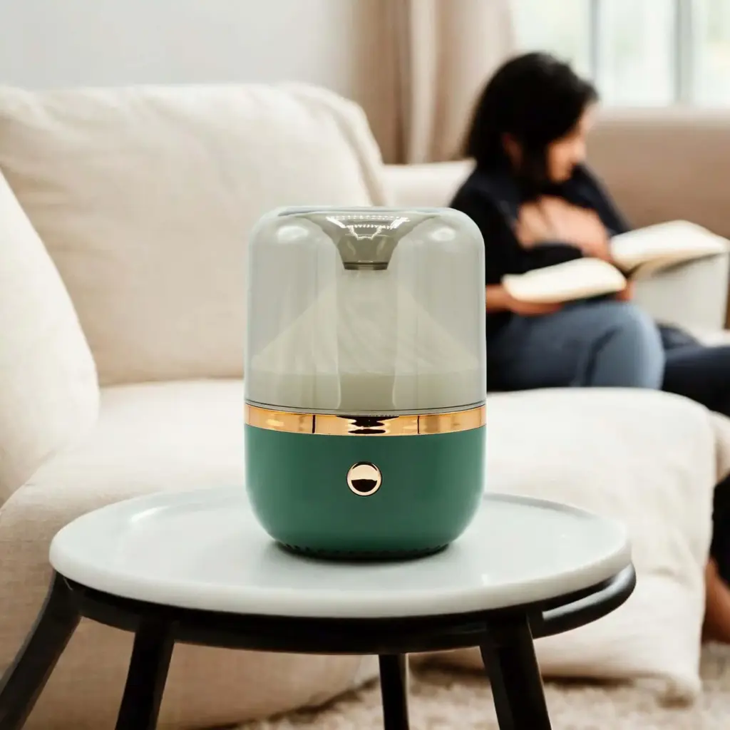 Urban Aroma Diffuser Green & Bronze – USB – Colour Change | www.artisangoods.co.uk 4 Urban Aroma Diffuser Green & Bronze – USB – Colour Change | www.artisangoods.co.uk 4