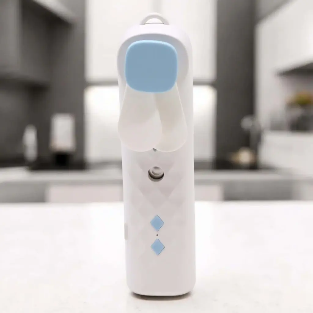 White Nano Mist Face Fan & Spray – USB chargable | www.artisangoods.co.uk 2 White Nano Mist Face Fan & Spray – USB chargable | www.artisangoods.co.uk 2