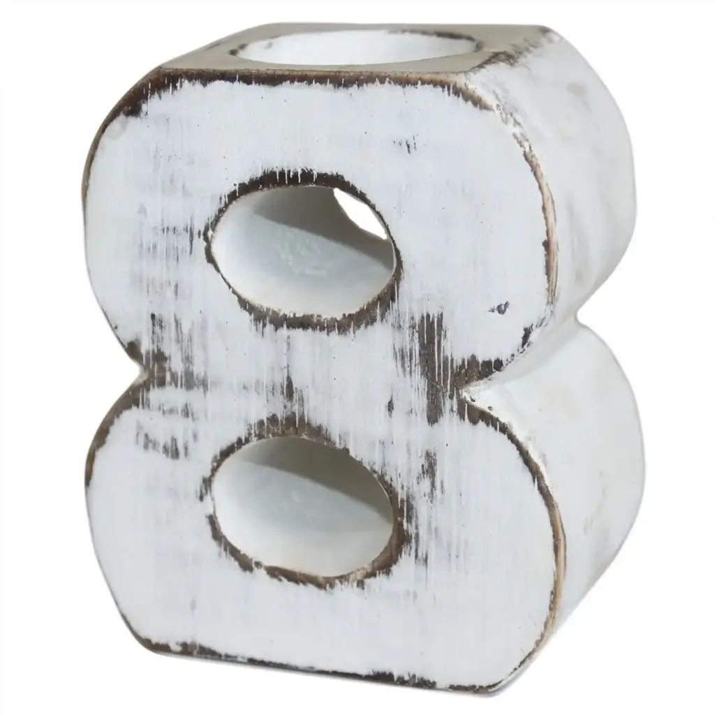 Wooden Birthday Numbers – No.8 | www.artisangoods.co.uk