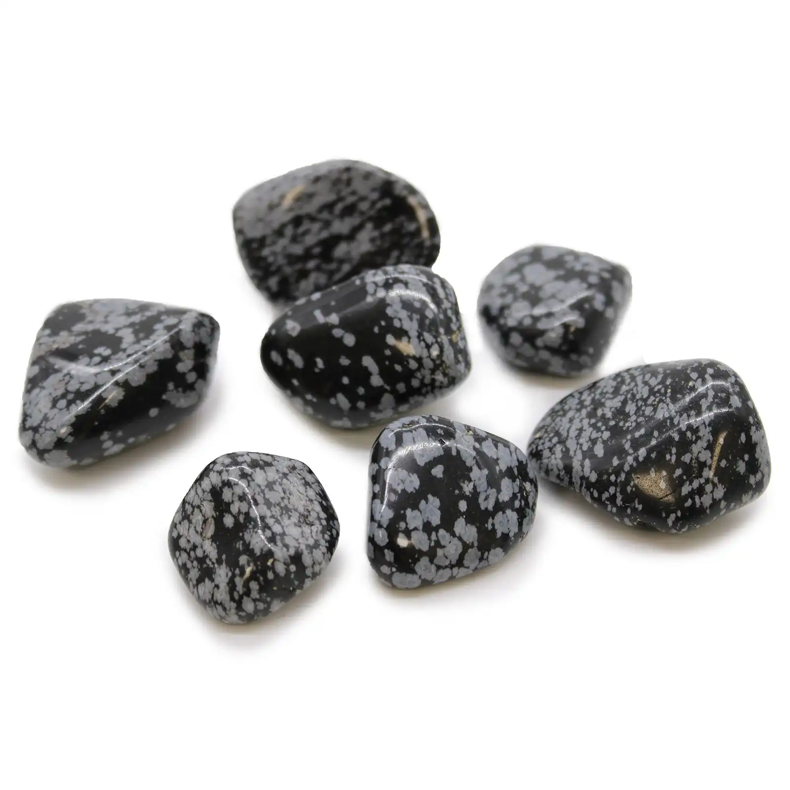 XL Tumble Stones – Obsidian Snowflake | www.artisangoods.co.uk 2 XL Tumble Stones – Obsidian Snowflake | www.artisangoods.co.uk 1