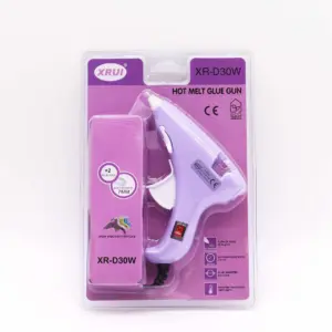 Xrui 30W Mini Hot Glue Gun Hobby (UK plug)  - for 7mm sticks