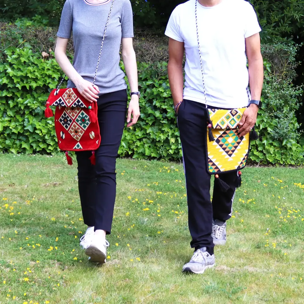 Yellow Kilim Messenger Festival Bag | www.artisangoods.co.uk 3 Yellow Kilim Messenger Festival Bag | www.artisangoods.co.uk 3